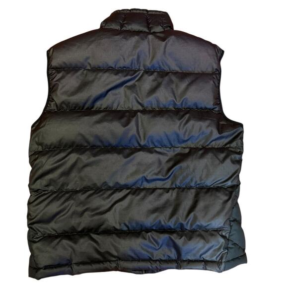 90s Vintage PATAGONIA Black Full Zip Quilted Down Puffer Vest Jacket Men's SMALL - Picture 2 of 7
